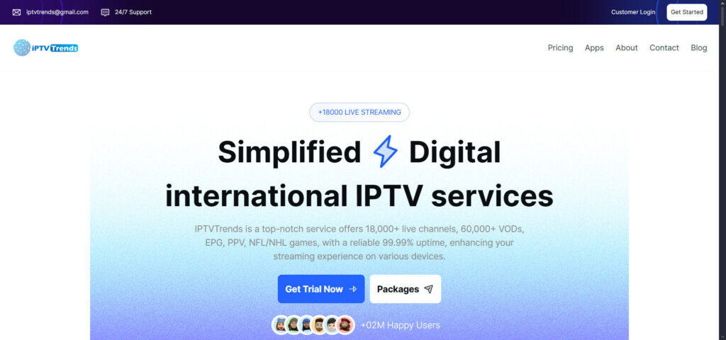 IPTV Trends homepage