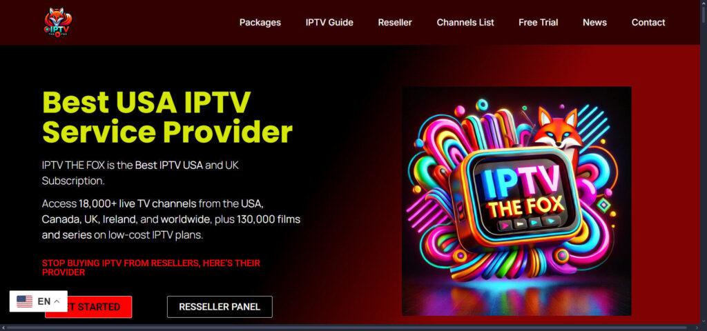 IPTV THE FOX homepage