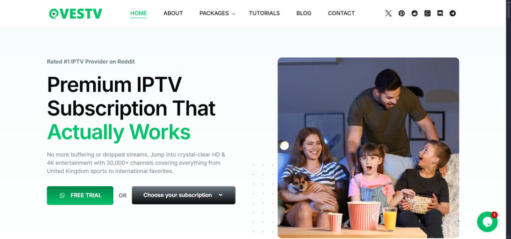 EVESTV homepage