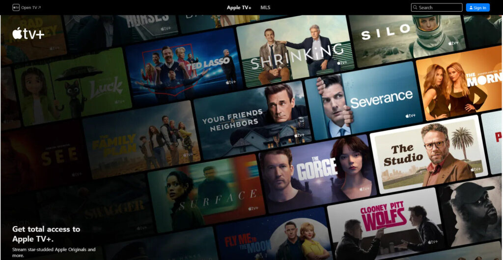 Apple TV+ Homepage - install step 1