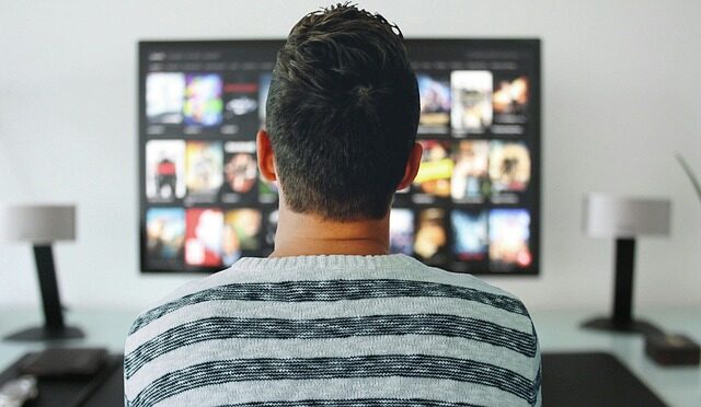 man seen TV
