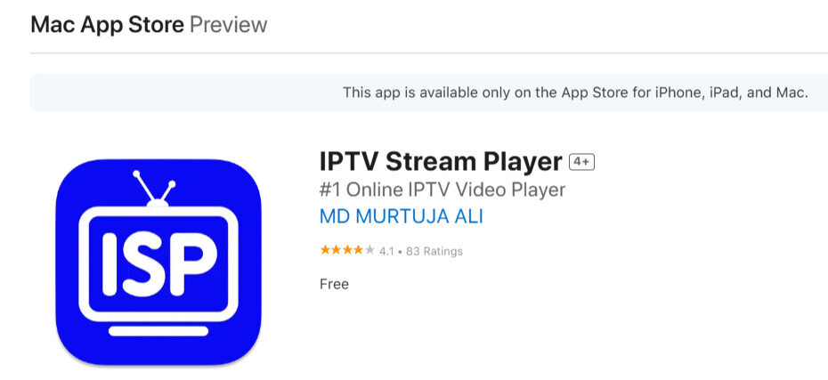 Install IPTV Stream Player on iOS