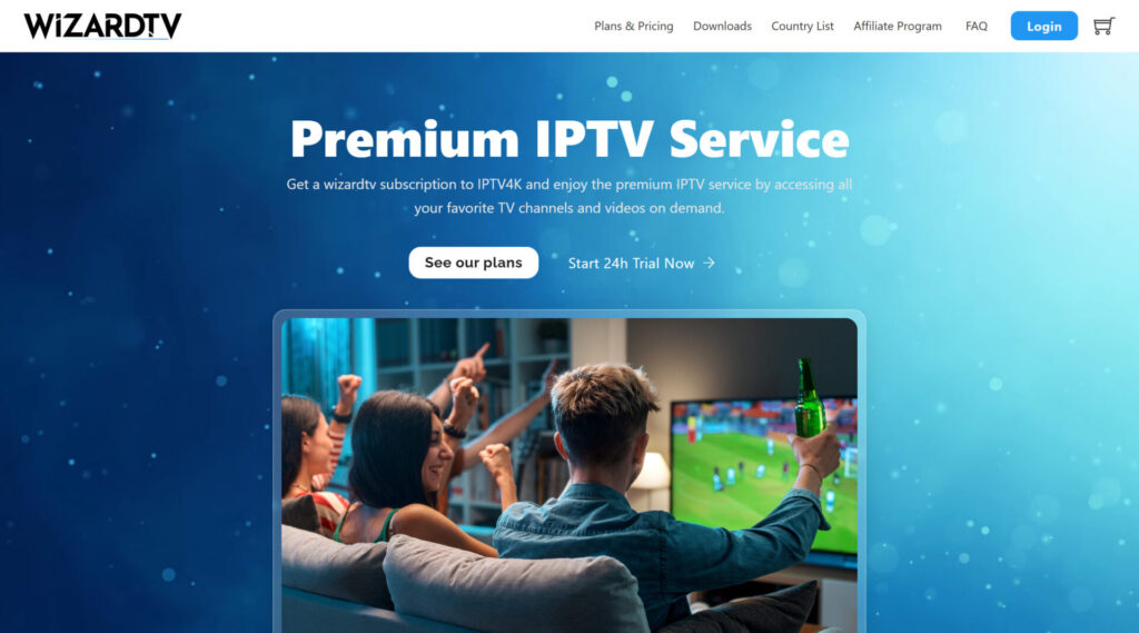 wizardtv.net homepage