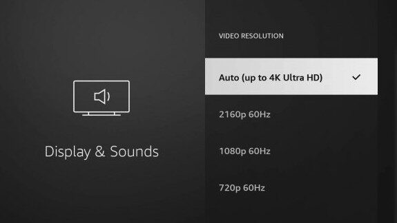 Screenshot of Video Resolution and HDMI-CEC settings
