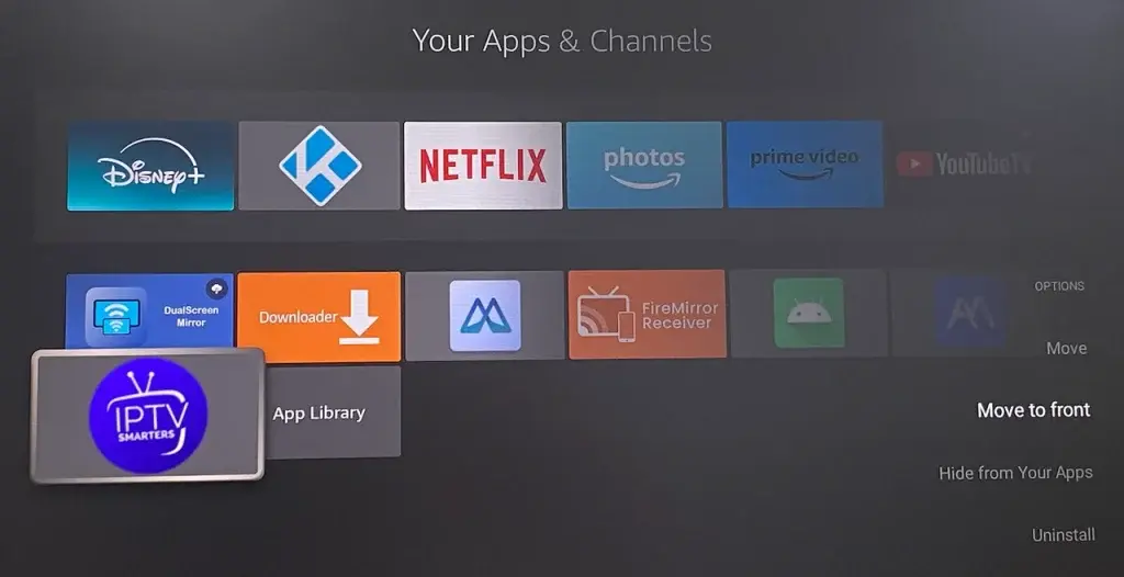 Amazon Appstore with IPTV Smarters–type apps replaced by legal alternatives