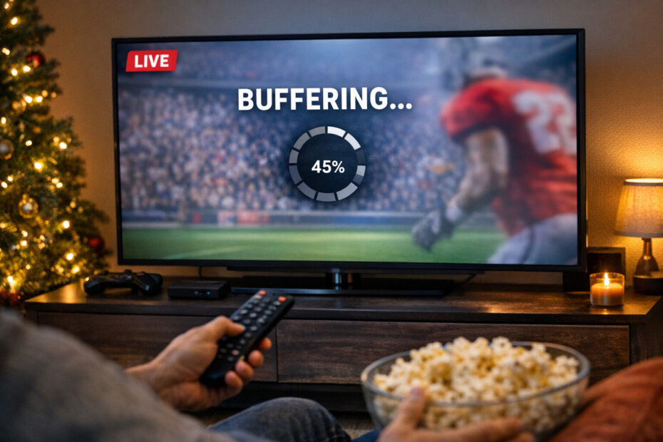 TV Buffering during the big game