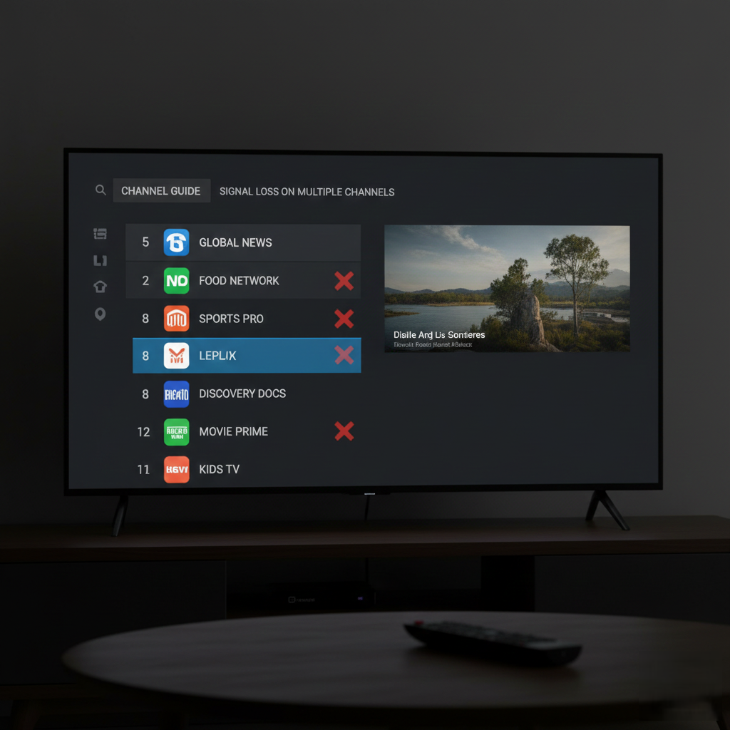 IPTV channels disappeared from live TV playlist