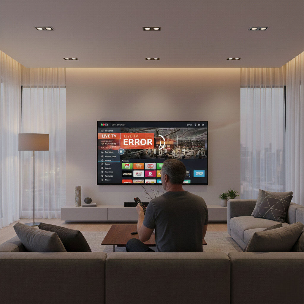 Smart TV IPTV app problems and buffering