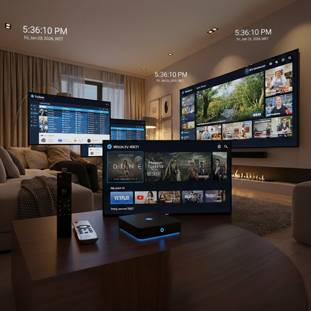 4K IPTV apps TiviMate, Perfect Player, and IPTV Smarters