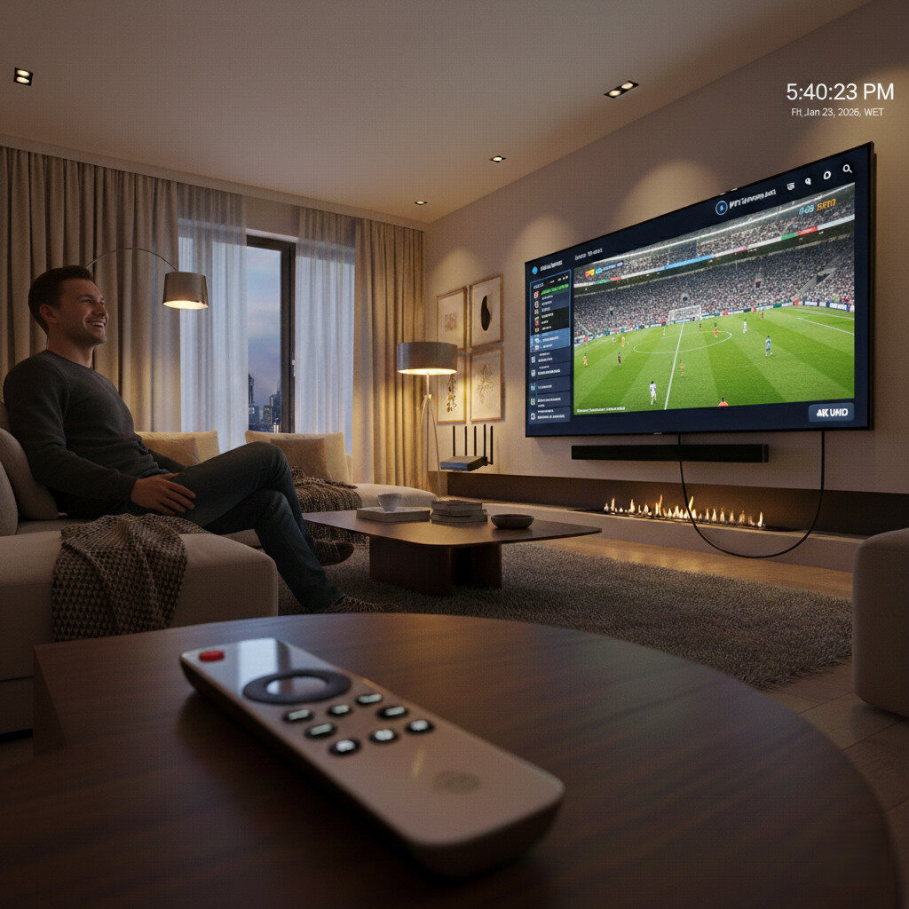 Watching 4K IPTV smoothly on smart TV without buffering