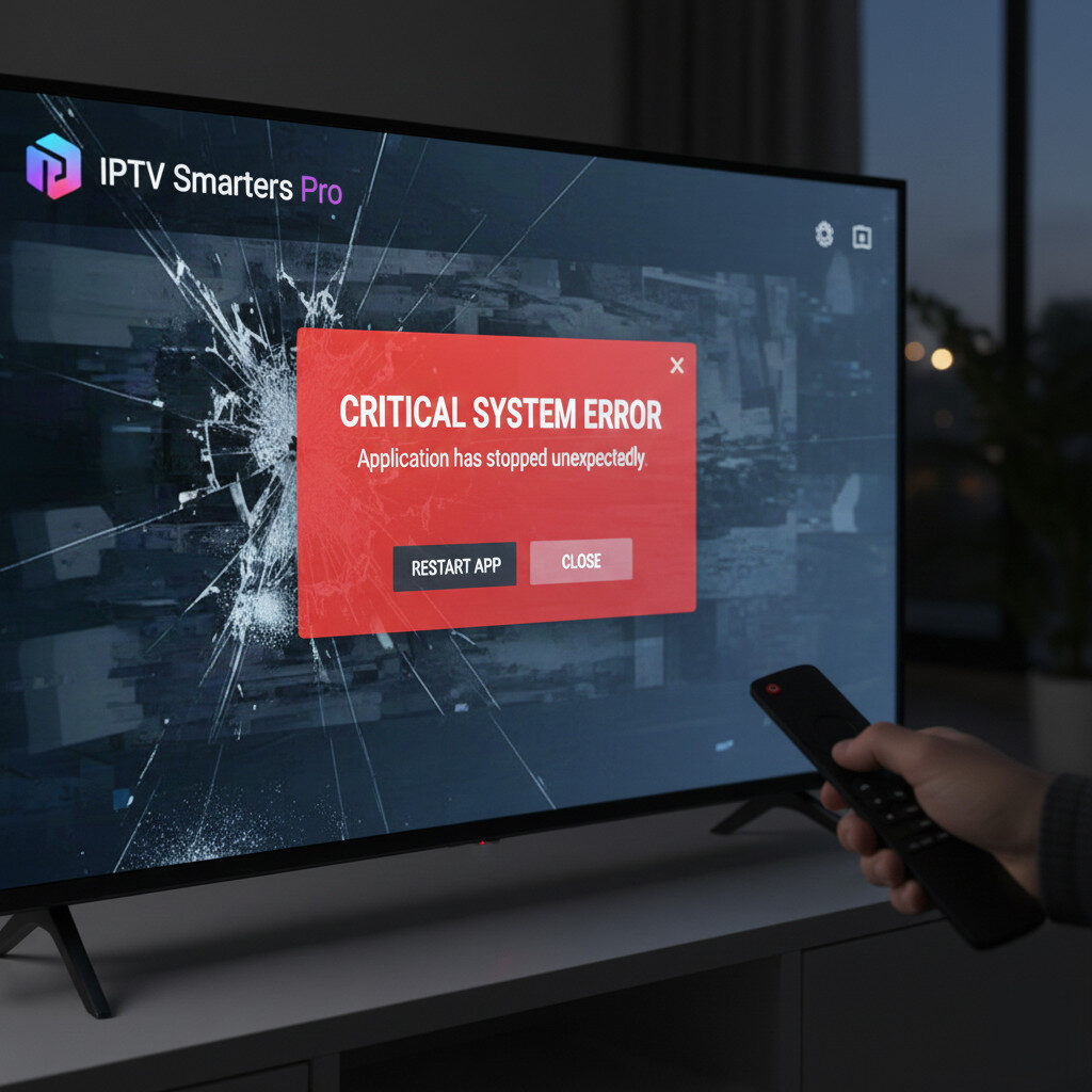 IPTV Smarters Pro crashing after recent device update