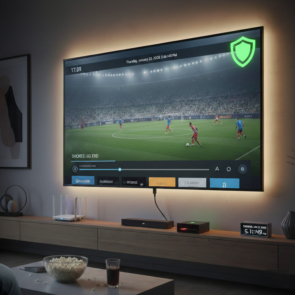 VPN preventing IPTV freezing and throttling