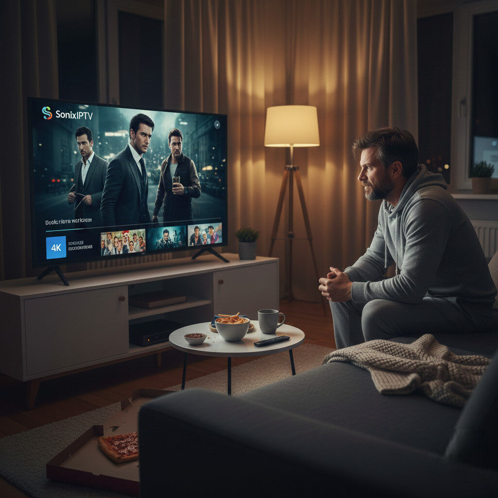 Stable IPTV streaming in a cozy home setup