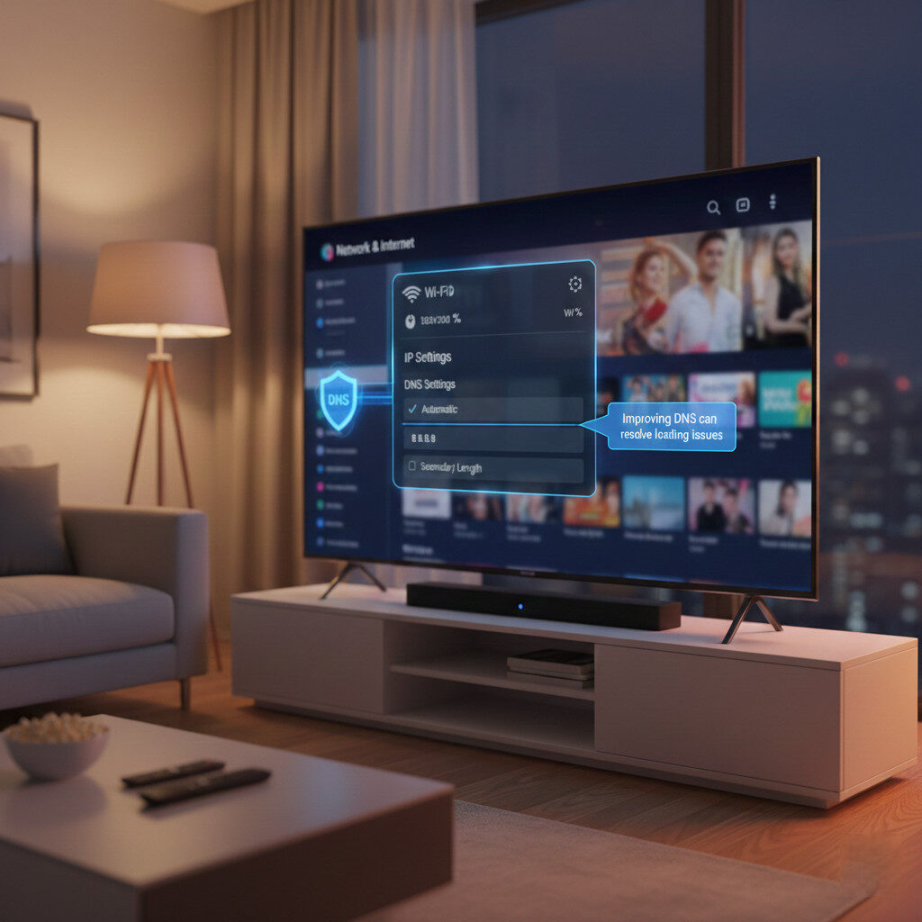 IPTV not loading on Smart TV DNS settings change