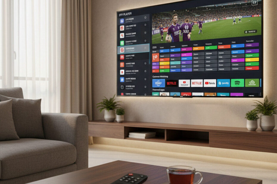 Best IPTV players interface on smart TV