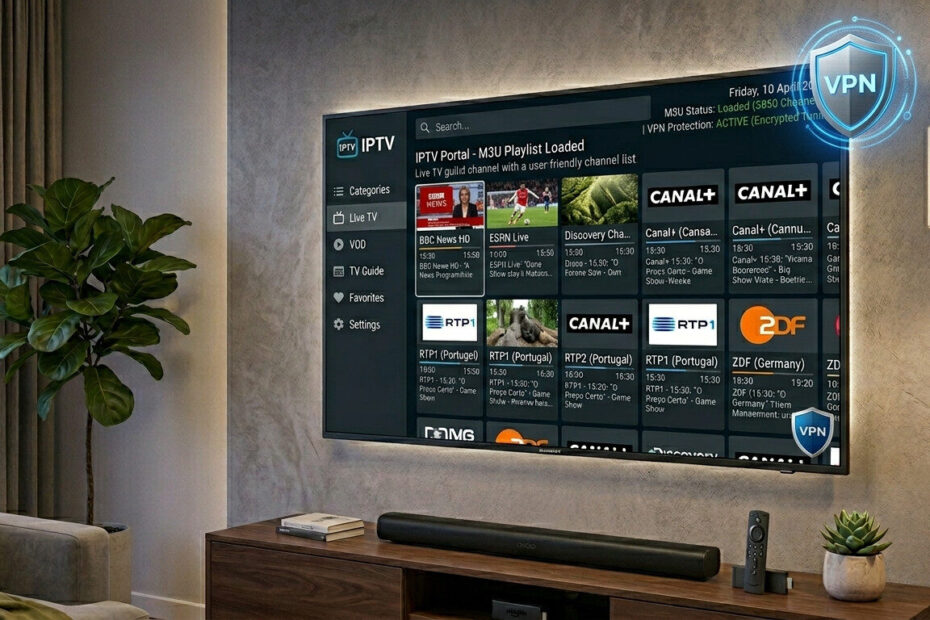 best VPN for IPTV secure streaming connection