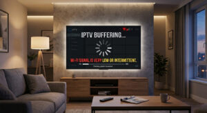 IPTV lagging on Wi-Fi buffering on smart TV