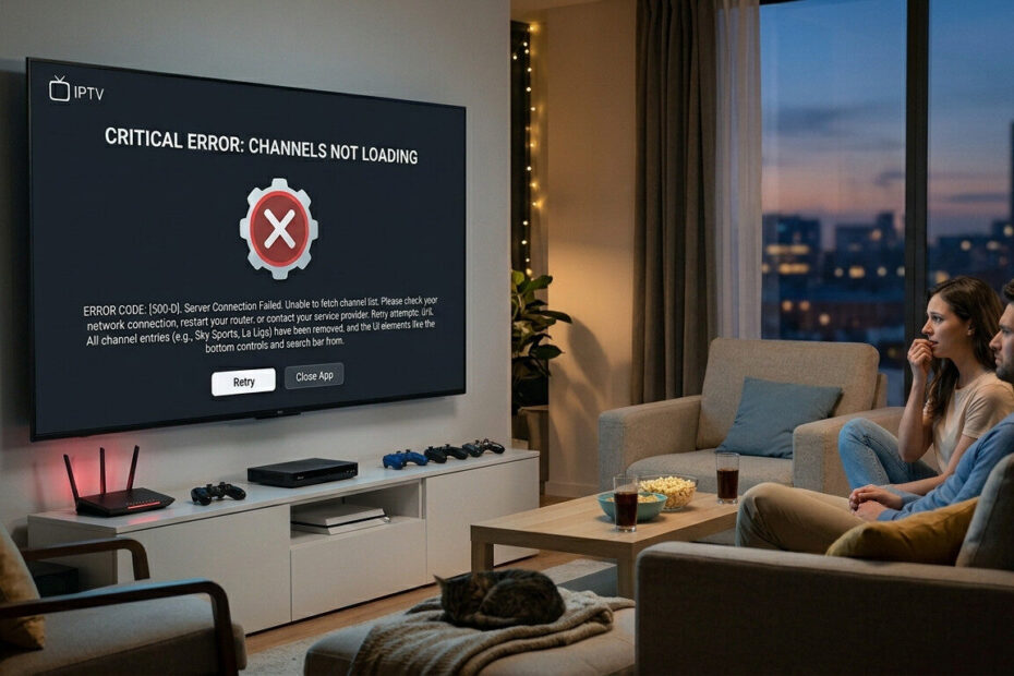 IPTV suddenly stopped working on smart TV