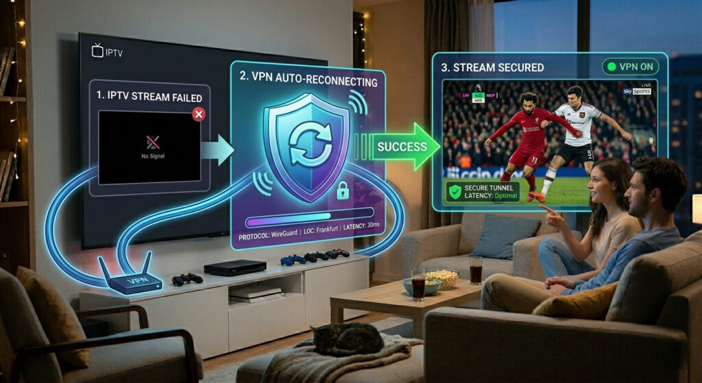 IPTV suddenly stopped working fixed with VPN
