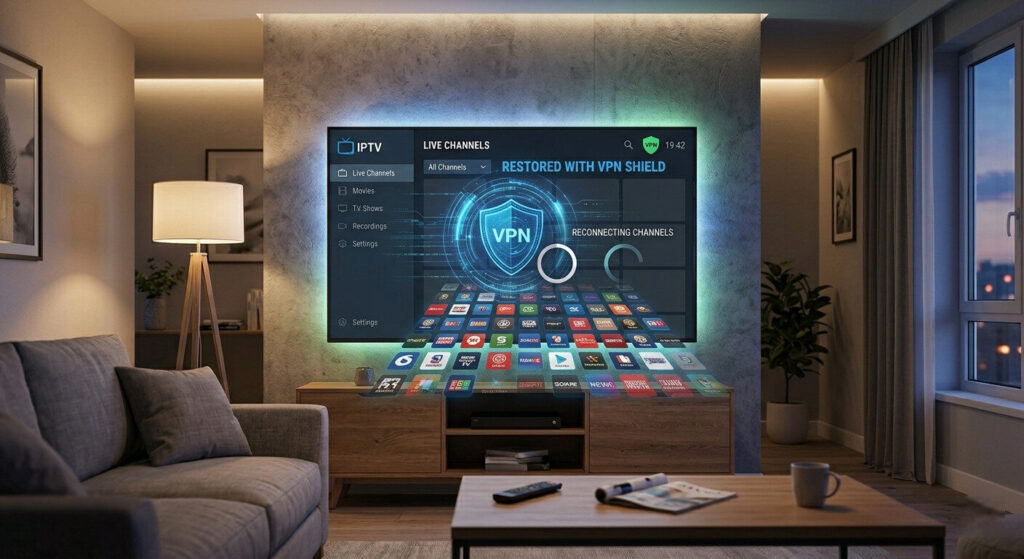 IPTV channels not loading fixed using VPN